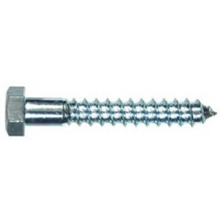 Hillman 230054 0.31 x 2.5 in. Zinc Hex Head Lag Bolt, 100PK 801483